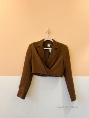 Blazer Curto Marrom Zara | Tam: PP