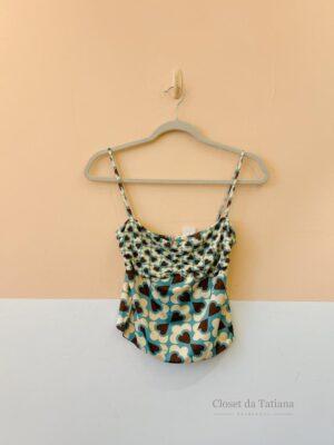 Top Malha Estampado Nv | Tam: PP
