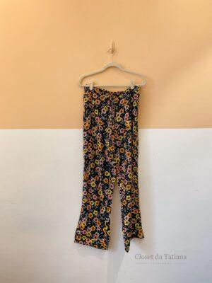 Calça Preta Florida Eva | Tam: 38