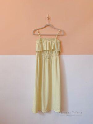 Vestido Verde Camada Maria Filó | Tam: P