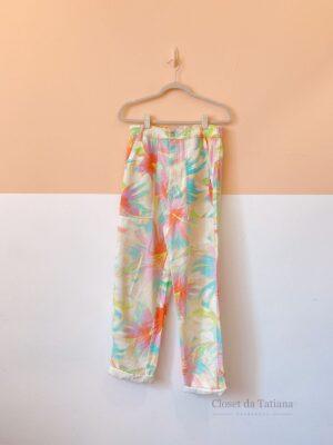 Calça Sarja Estampada Farm | Tam: 36