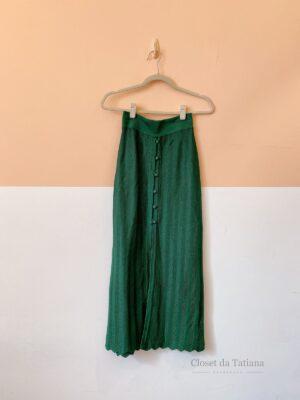 Saia Tricot Verde Julia Golldenzon | Tam: M