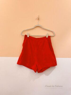 Short Vermelho Pura | Tam: P