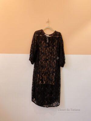 Vestido Renda Preto Ateen | Tam: 40