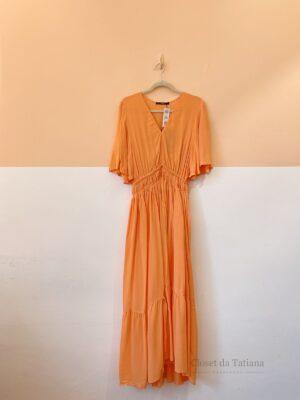 Vestido Fluído Laranja Animale | Tam: 38