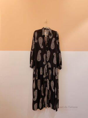 Chemise Preta Estampada Renner | Tam: P