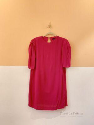 Vestido Curto Fluido Rosa Animale | Tam: 34