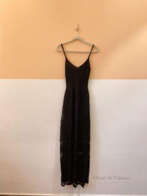 Vestido Tricot Preto | Tam: M