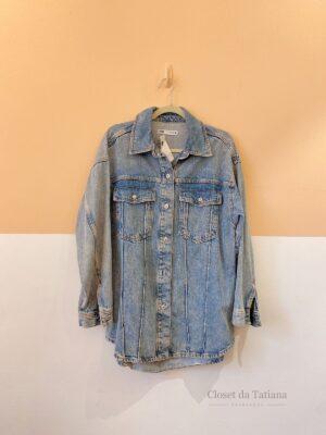 Vestido Jeans Botões Zara | Tam: P