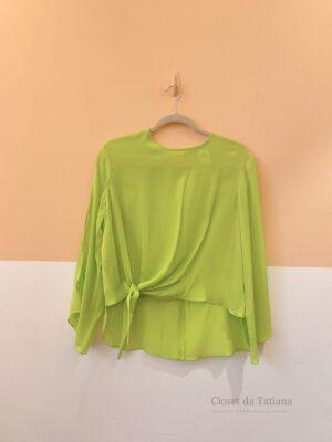 Blusa Verde Laço Eva | Tam: 40