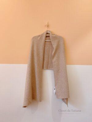 Lenço Tricot Bege Zara