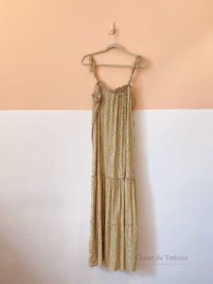 Vestido Verde Pintinhas Lizie | Tam: GG