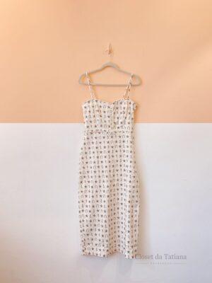 Vestido Off Estampa Botas Valônia Veras | Tam: G