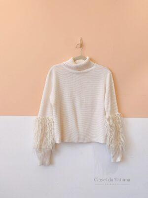 Tricot Gola Plumas Eva | Tam: P