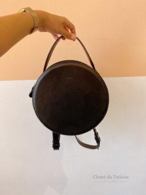 Mochila Redonda Preta Orna