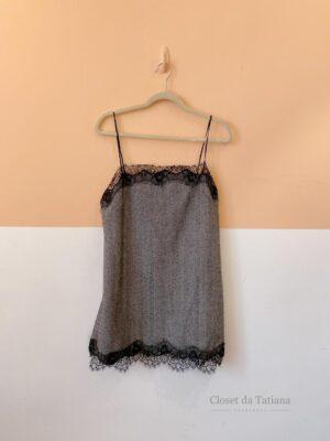 Vestido Curto Com Renda Carina Duek | Tam: 38