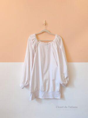 Vestido Curto Off Mangas Carol Bassi | Tam: P