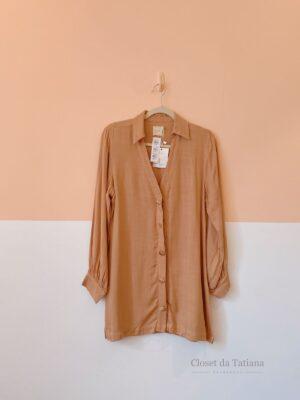 Chemise Caramelo Botões Chez Nous | Tam: P