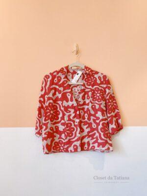 Camisa Estampa Vermelha A Niemeyer | Tam: P