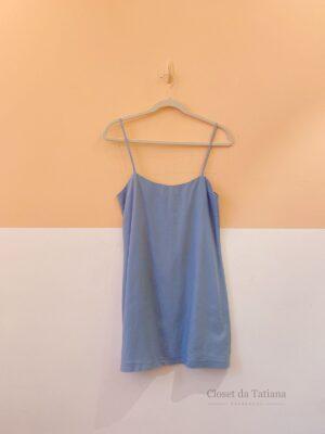 Vestido Curto Azul Aquarella | Tam: PP
