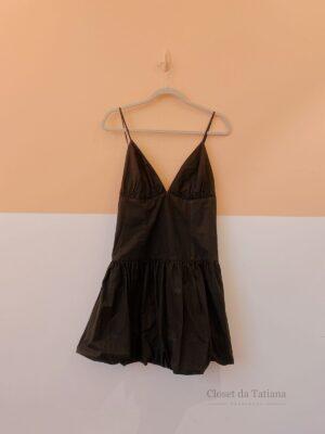 Vestido Curto Preto Balonê Dress To | Tam: M