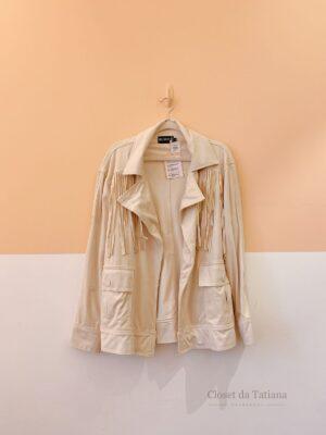 Jaqueta Off Suede Franjas Oh, Boy! | Tam: M