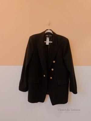Blazer Preto Zara Xxl