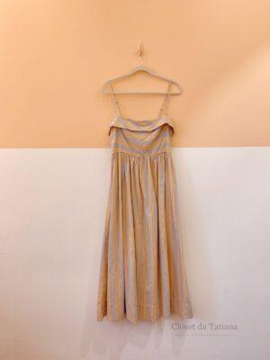 Vestido Listras Cores Farm | Tam: G