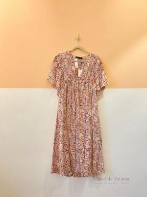 Vestido Estampa Vermelha Andrea Marques | Tam: 40