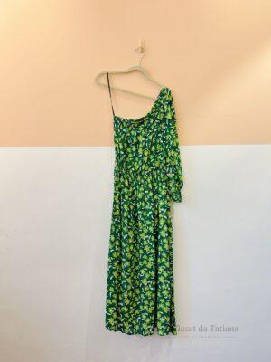 Vestido Ombro Só Estampa Verde Andrea Marques | Tam: 40