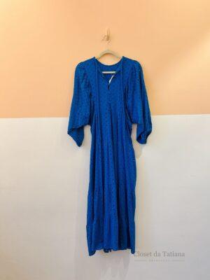 Vestido Azul Laise Maria Filó | Tam: PP
