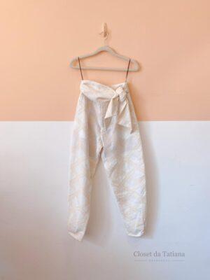 Calça Off Bordados Leelou | Tam: 36