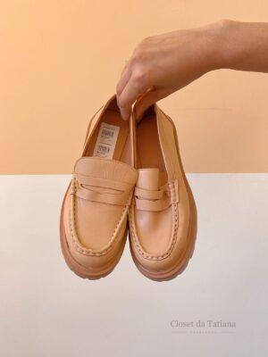 Mocassim Bege Santa Lolla | Tam: 35