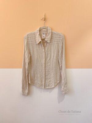Camisa Off Listras Nv | Tam: PP