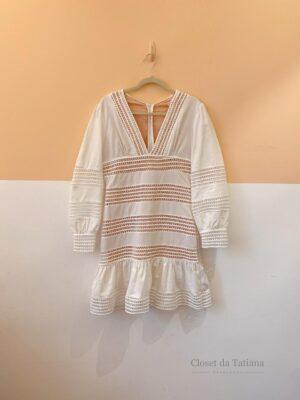 Vestido Curto Off Rendas | Tam: M