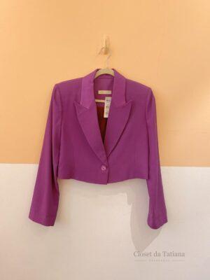 Blazer Roxo Curto Nv | Tam: P