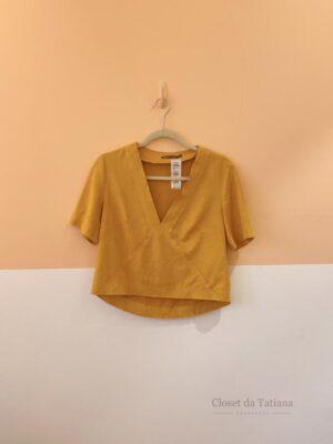 Blusas Mostarda Suede Bo.Bô | Tam: P