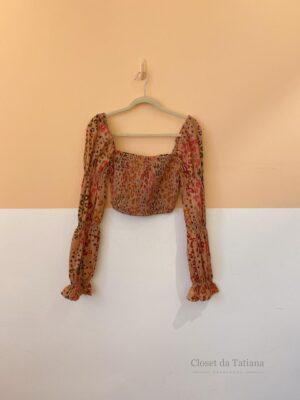 Top Onça Lastéx Busto Dress To | Tam: P