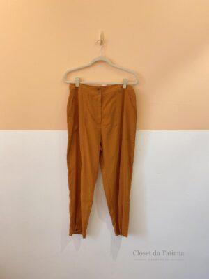 Calça Marrom Barra Dress To | Tam: 42