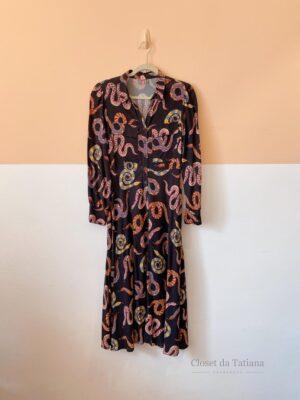 Vestido Estampado Cobras Farm | Tam: P