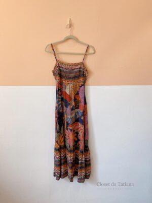 Vestido Estampado Farm | Tam: M