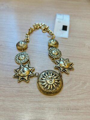 Chocker Dourada Sol