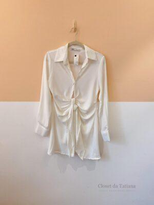 Camisa Off Laço Zara | Tam: P