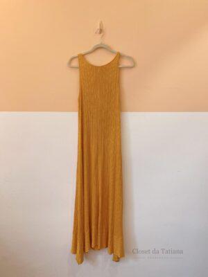 Vestido Tricot Mostarda Zara | Tam: P