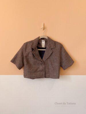 Blusa Tweed Escura Loja 3 | Tam: PP