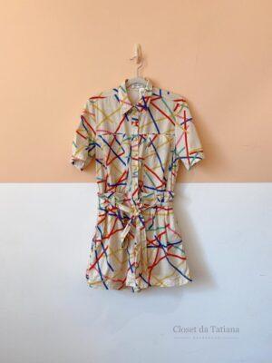 Macaquinho Estampado Abrand | Tam: 38