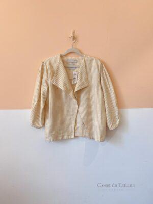 Kimono Listrado Amarelo Junior Costa | Tam: M