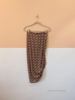 Saia Midi Tule Marrom Dress To | Tam: P