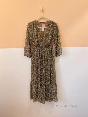 Vestido Midi Verde Poás Zara | Tam: PP