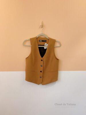 Colete Marrom Zara | Tam: PP